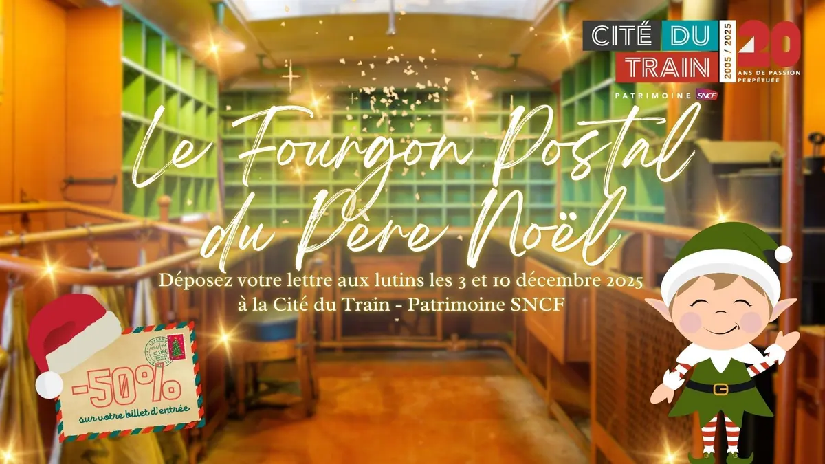 Le fourgon postal du Père Noël