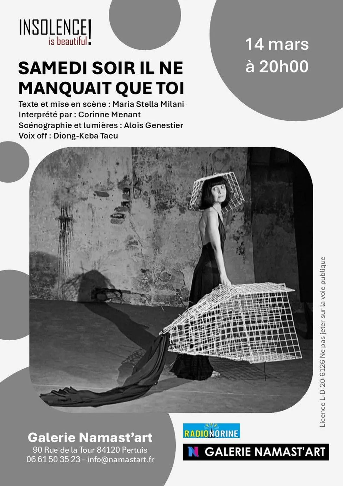 Samedi soir il ne manquait que toi- Compagnie Insolence is beautiful!