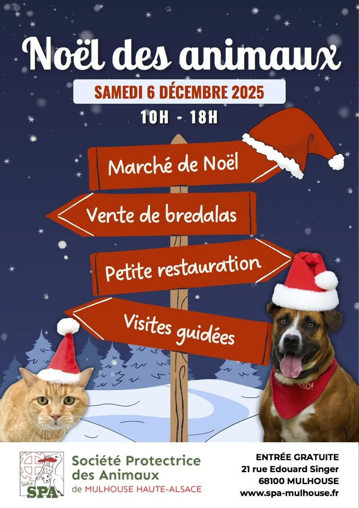 Noël des Animaux à la SPA de Mulhouse