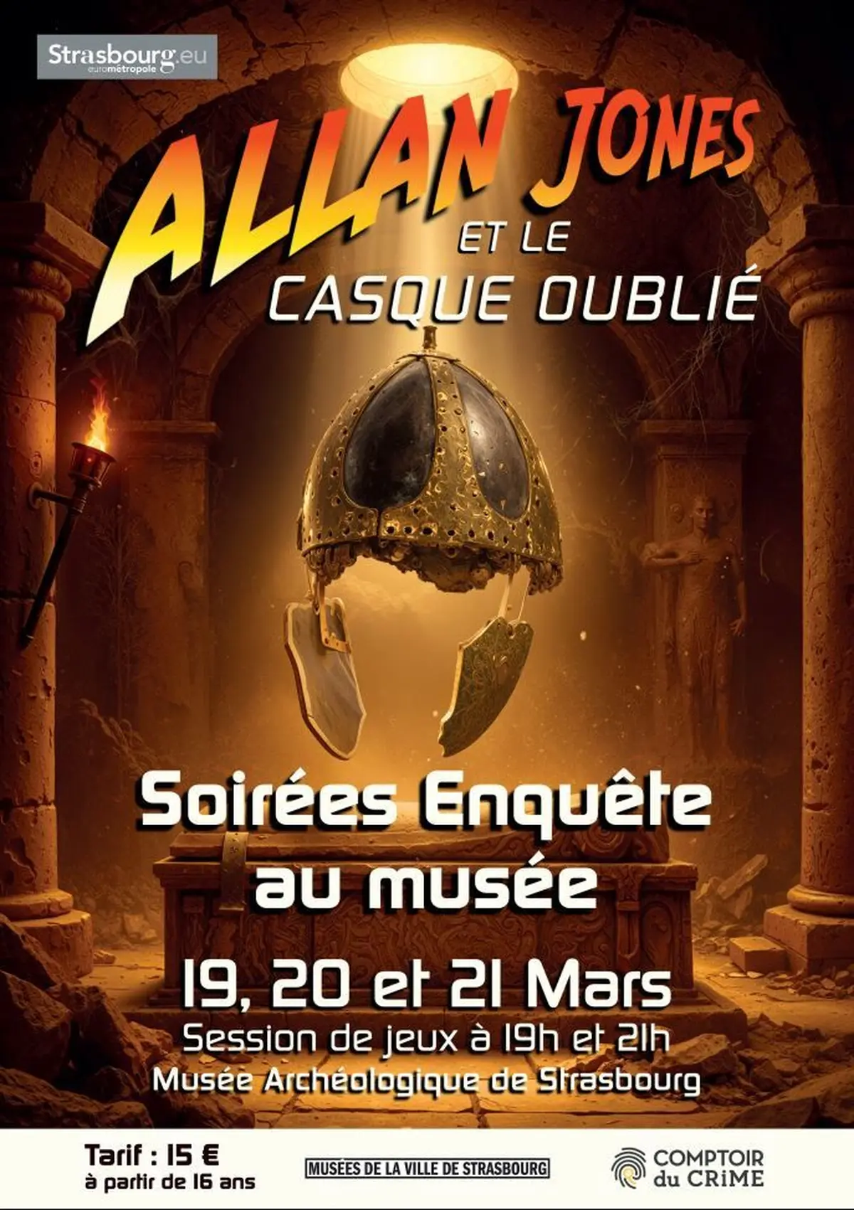 Soirée « Enquête au musée » - Allan Jones et le casque oublié