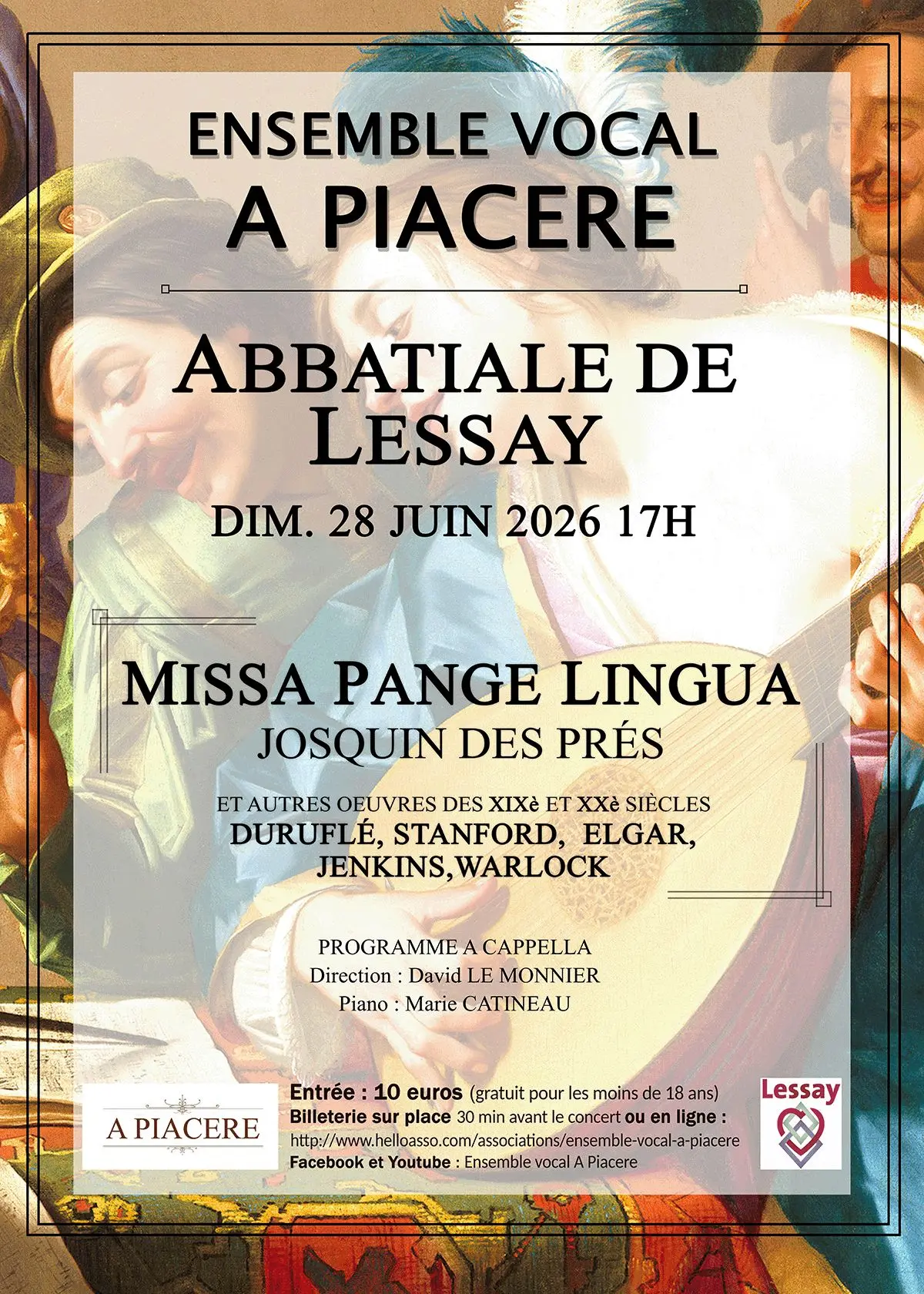 Ensemble A PIACERE - Chefs-d'oeuvre de la musique renaissance et romantique