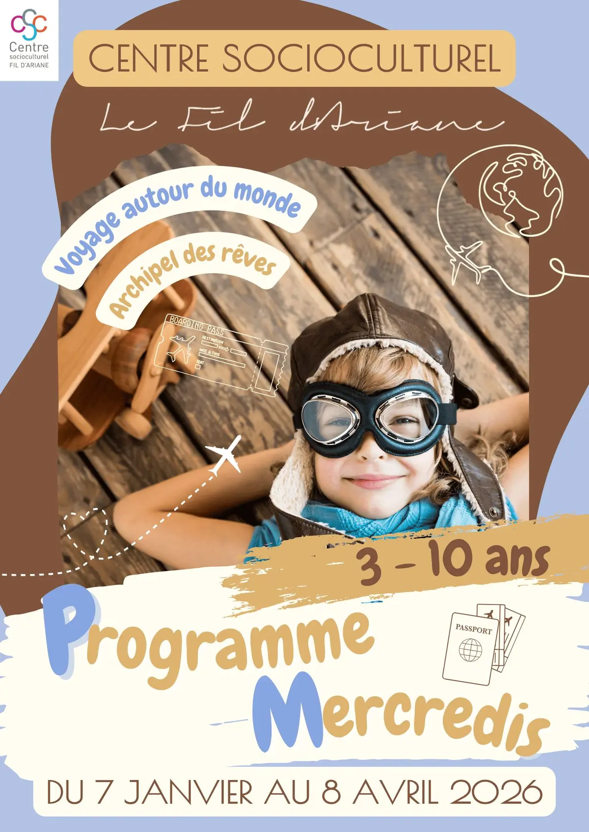 Accueils de Loisirs Mercredis Janvier - Juillet 2026