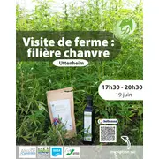 Visite de ferme : filière chanvre