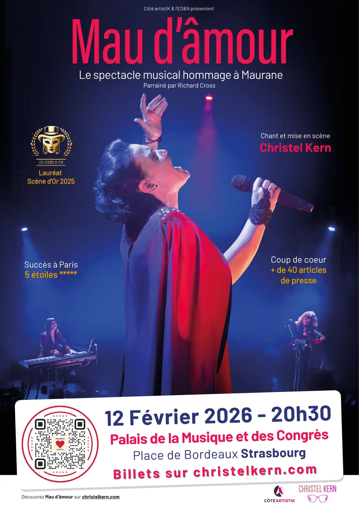 Mau d'âmour, le spectacle musical hommage à Maurane