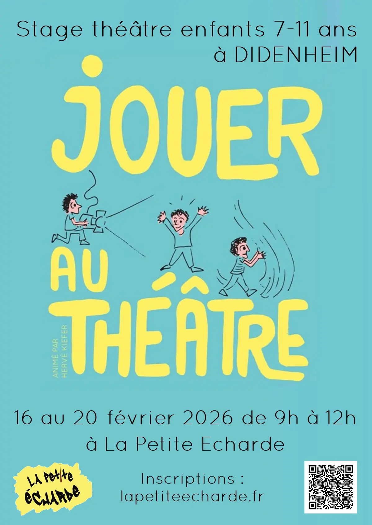 Stage théâtre enfants 7-11 ans à La Petite Echarde