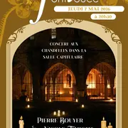 Concert à la bougie à l'Abbaye de Fontdouce