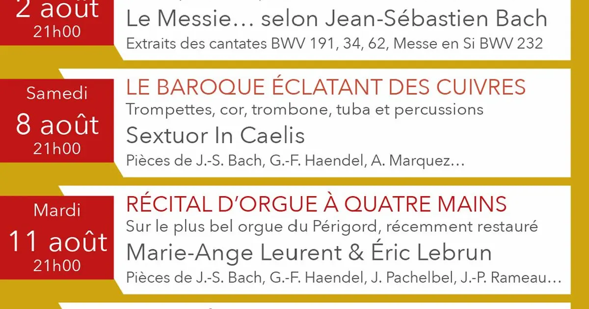 Festival Bach de Belvès 2026