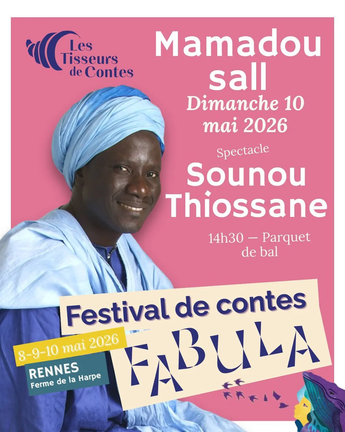 Spectacle Sounou Thiossane – Mamadou Sall | Festival Fabula