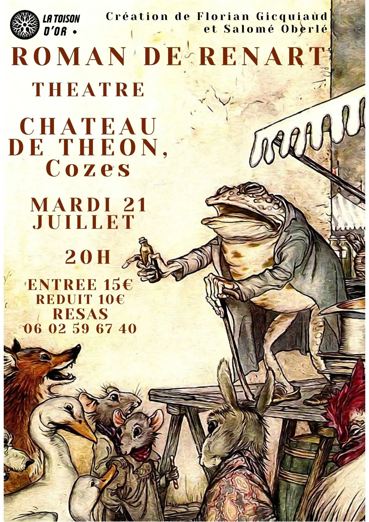 Roman de Renart, spectacle solo