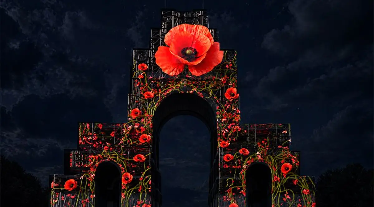 Video Mapping Festival 9 : THIEPVAL – Mémorial franco-britannique CWGC