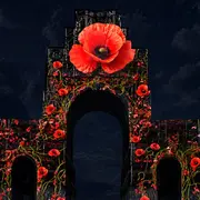Video Mapping Festival 9 : THIEPVAL – Mémorial franco-britannique CWGC
