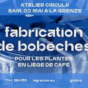 Atelier CIRCULR : Fabrication de bobèches à plantes en liège de café à La Grenze