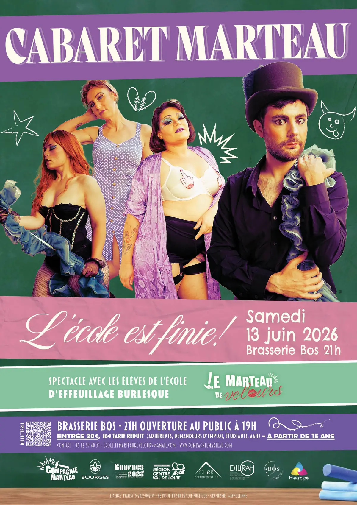 Cabaret Marteau - L'école est finie !