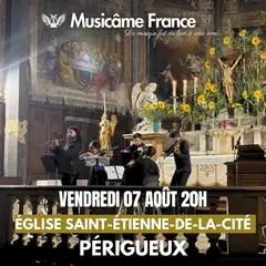 Concert à Périgueux : Ravel, Debussy, Kreisler, Cantemir, Mozart, Bach,
