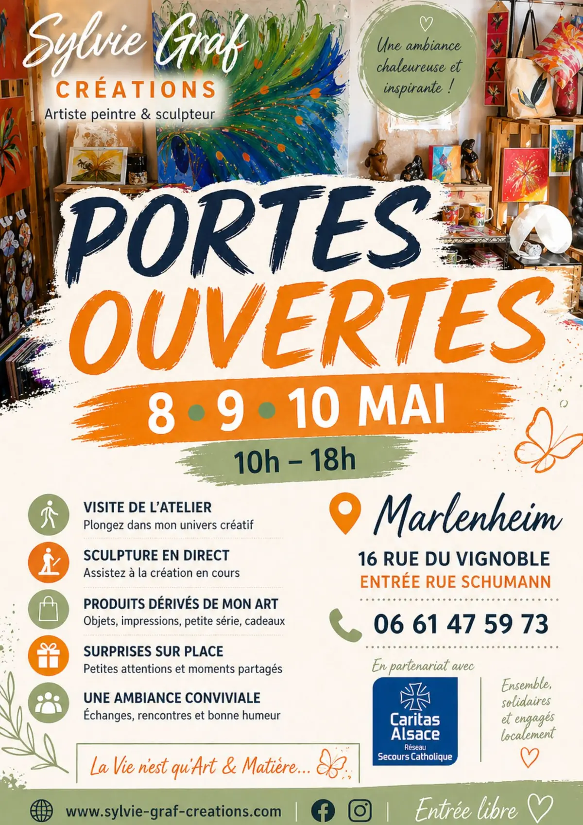 Portes ouvertes chez l'artiste – Art & création à Marlenheim