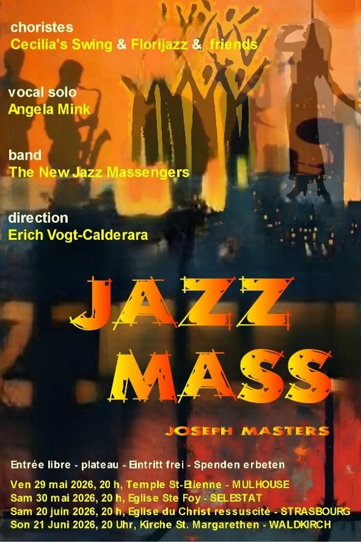 La Jazz Mass de Joseph MASTERS en concert