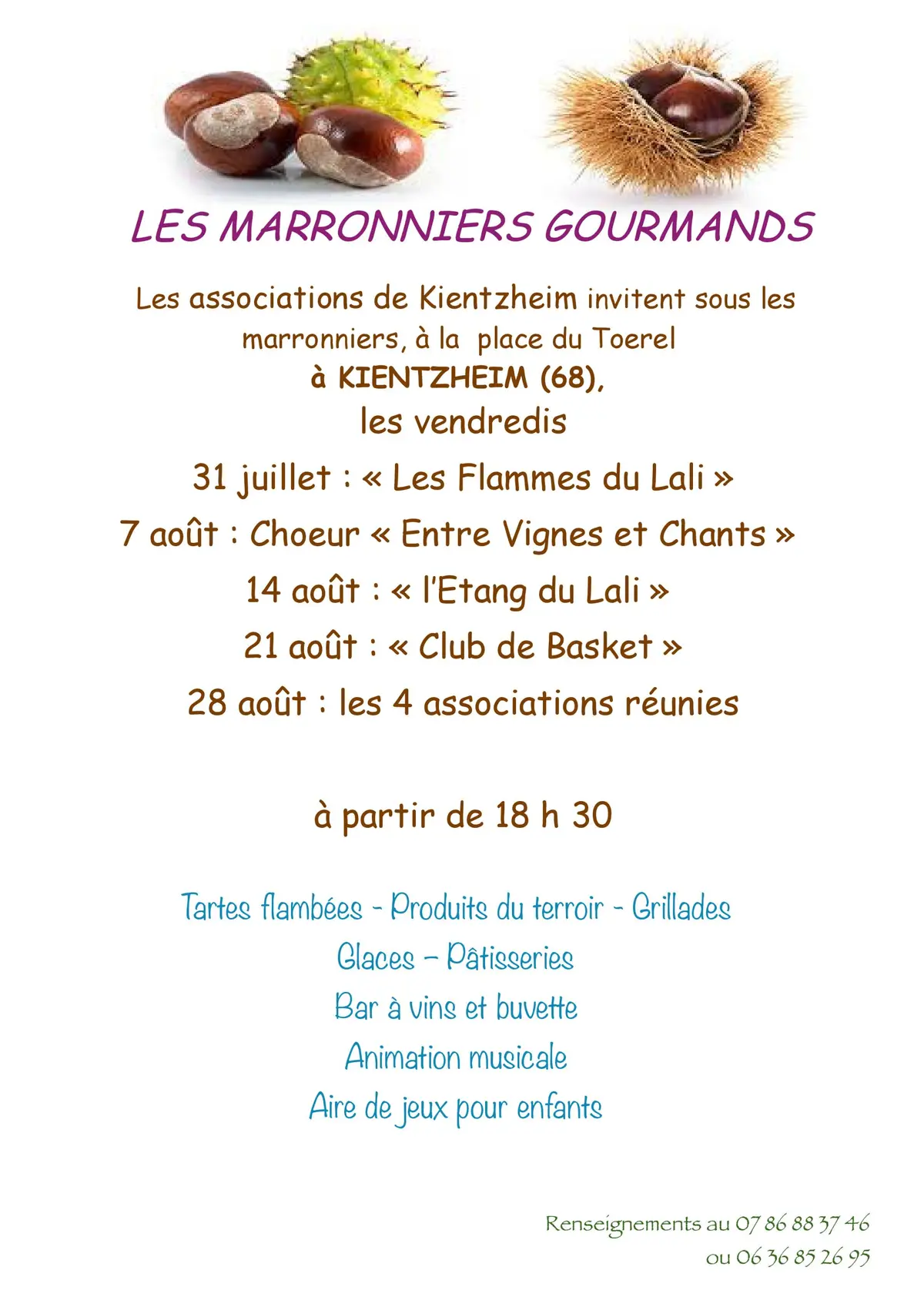 Fête des Marronniers Gourmands