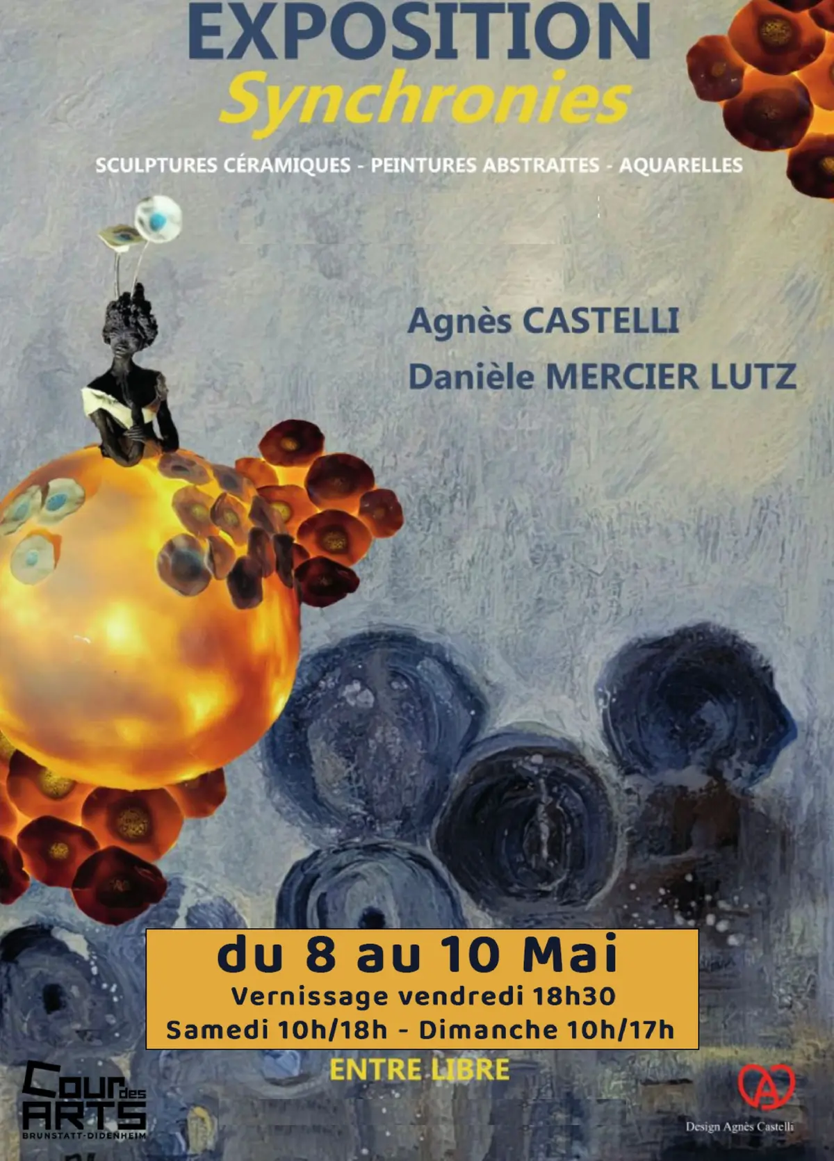 Exposition Danièle Mercier et Agnès Castelli