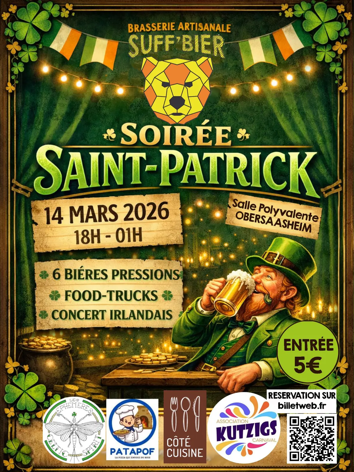 Soirée Saint-Patrick
