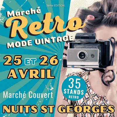 Marché rétro et mode vintage de Nuits St Georges