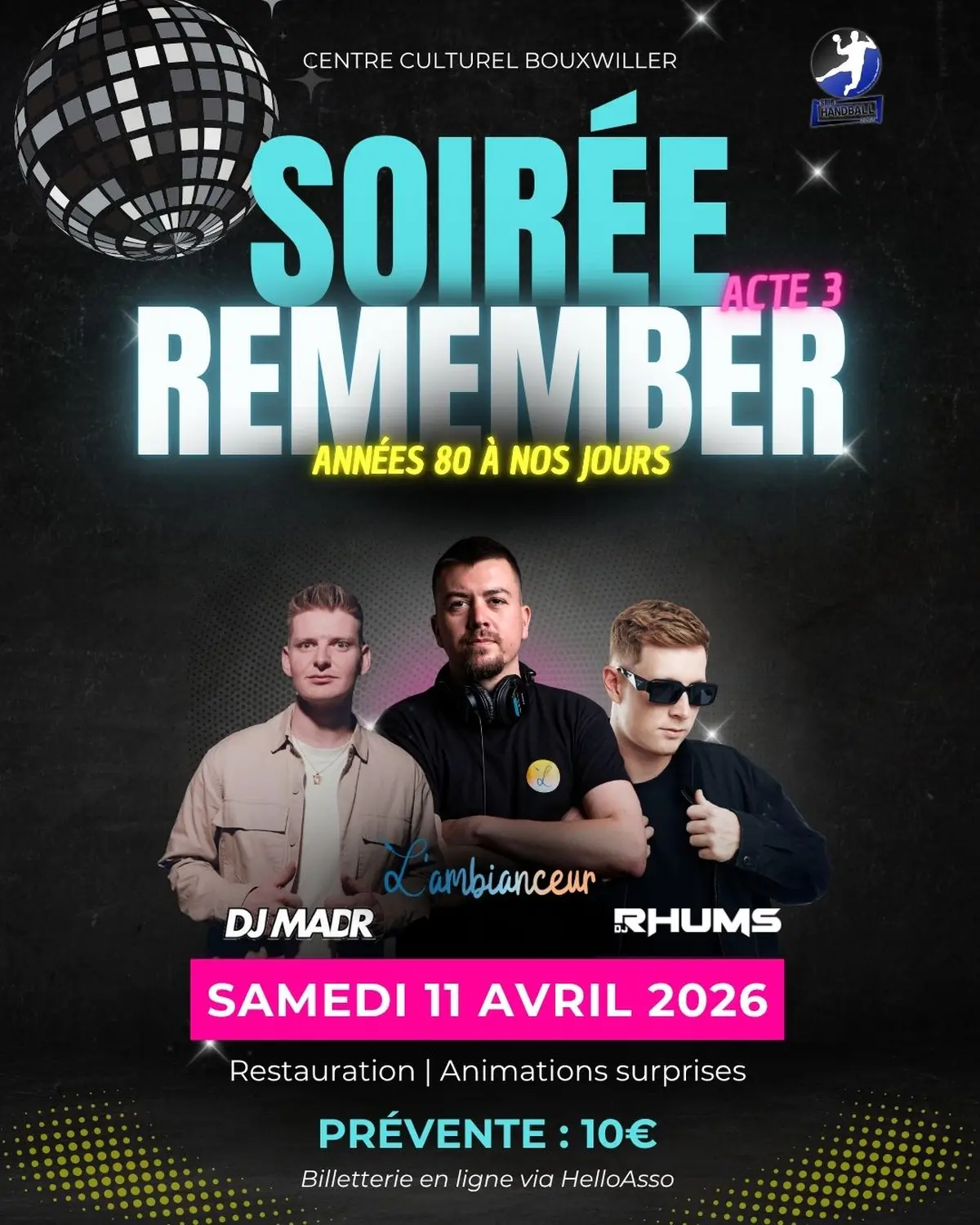 Soirée Remember Années 80 à nos jours - Acte III