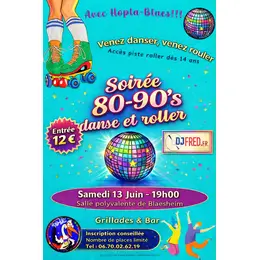 Soirée 80-90's danse et roller