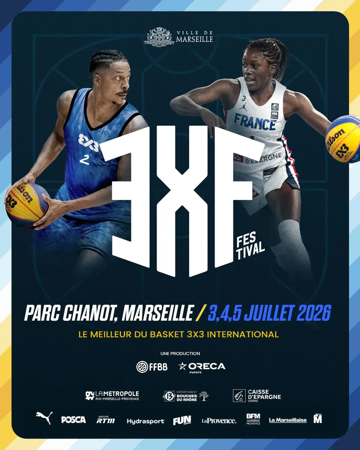 3XFestival : le show mondial du basket 3x3 revient à Marseille !