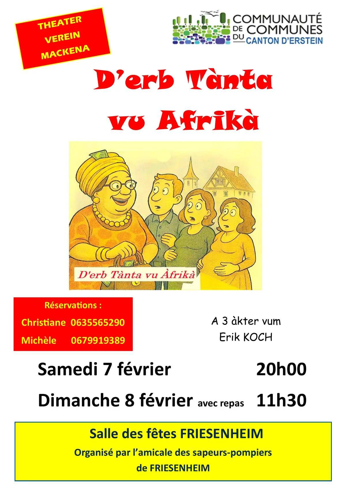 Week-end théâtral en alsacien à FRIESENHEIM
