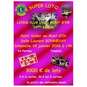 19 eme loto des Monts d'or