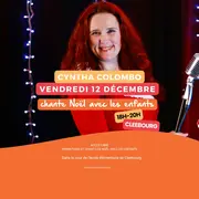 Cynthia Chante Noêl avec les enfants