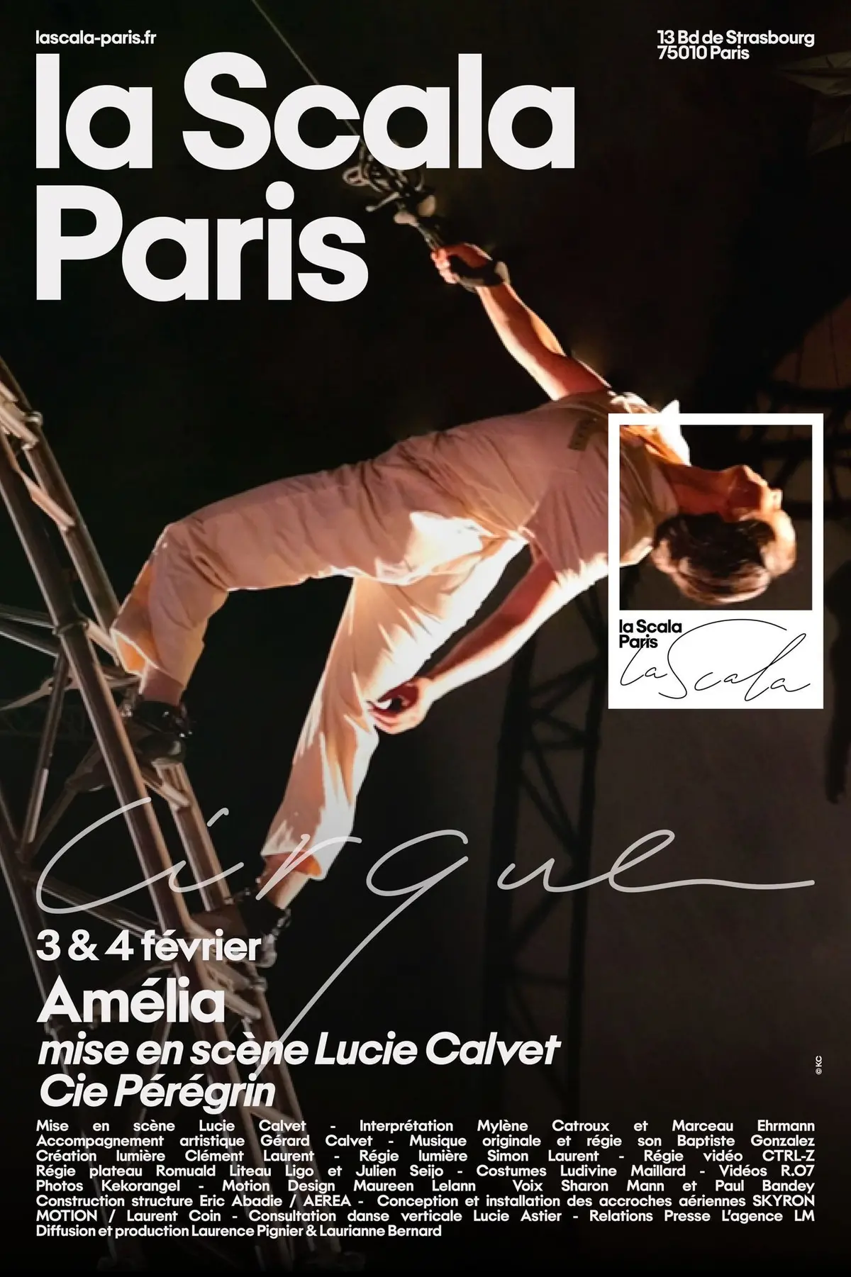 Amélia (Théâtre-acrobatie aérienne-danse)