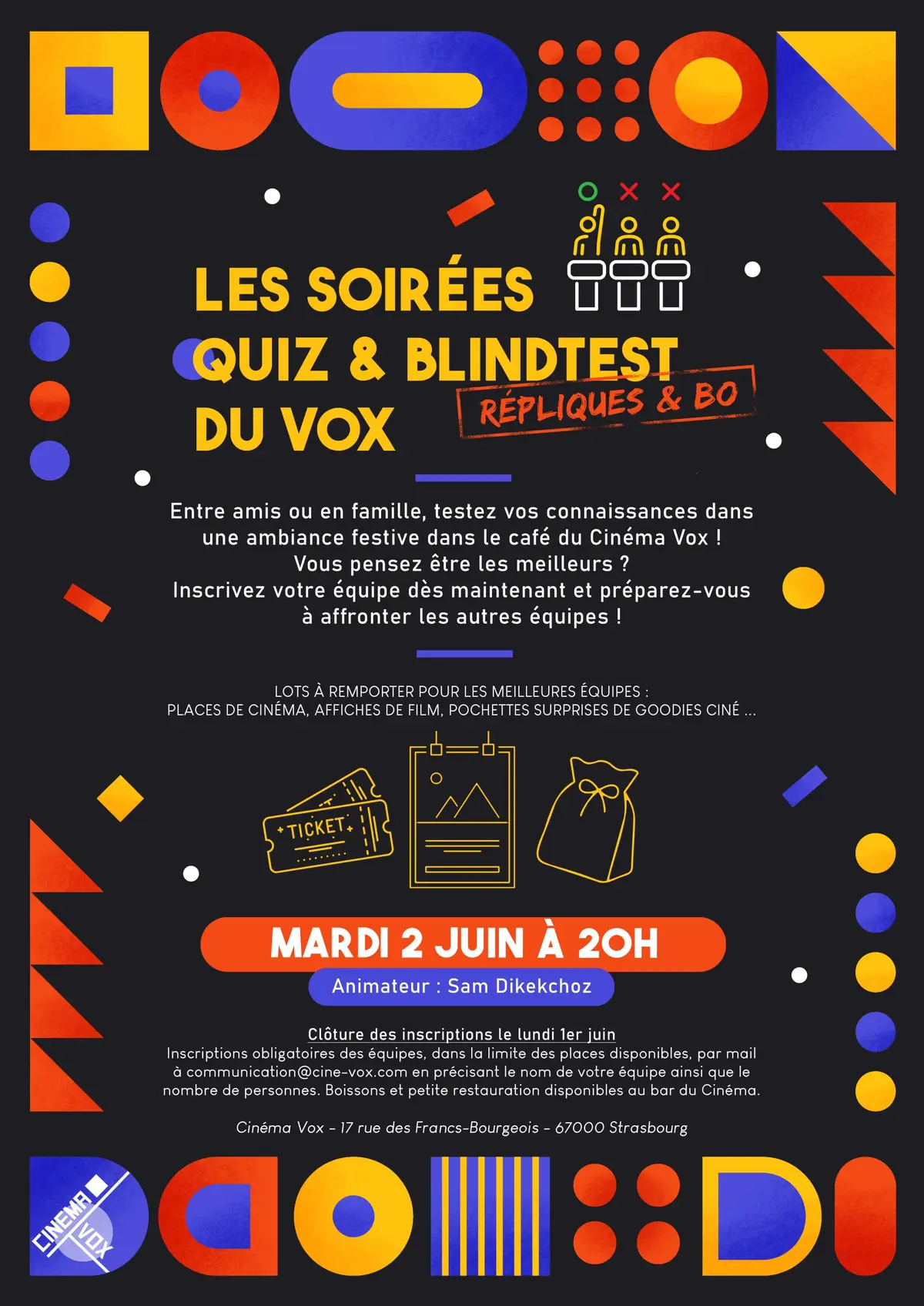 Les soirées quiz & blindtest du Vox