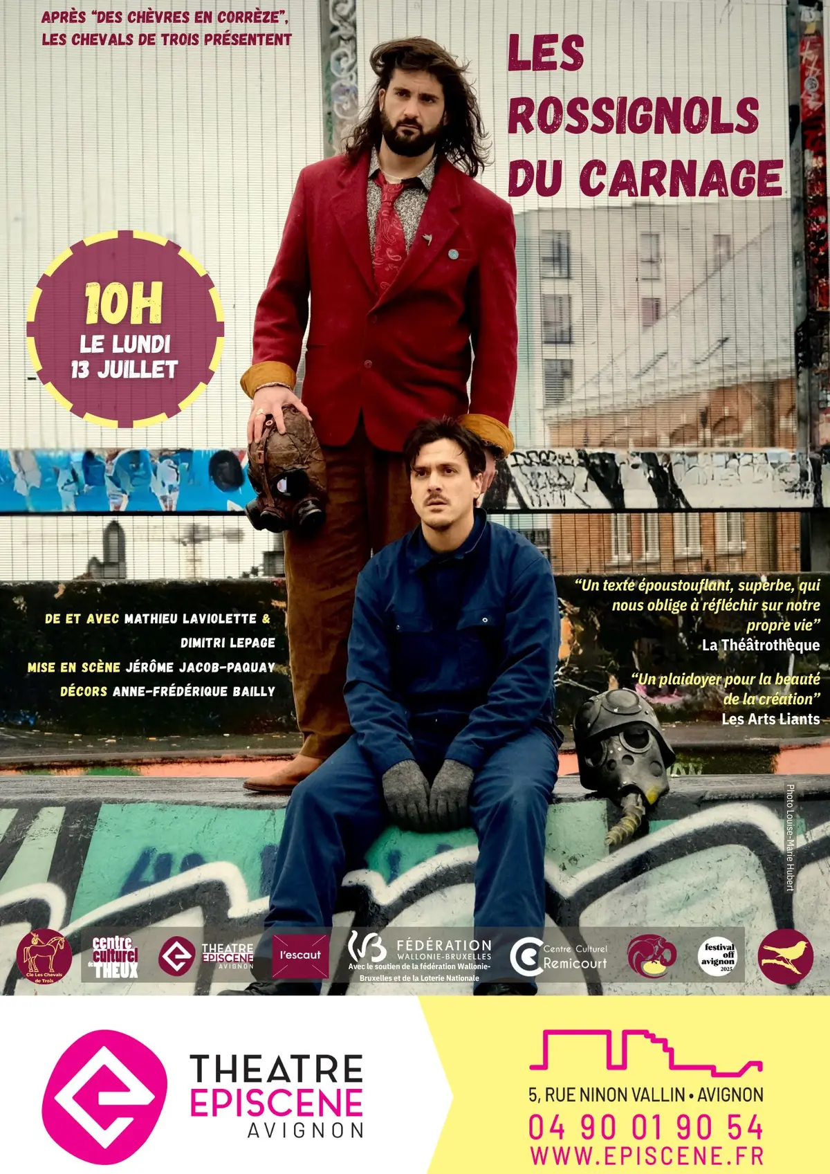 Les Rossignols du Carnage au Festival Off Avignon