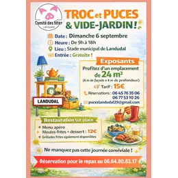 troc et puces ET vide jardin