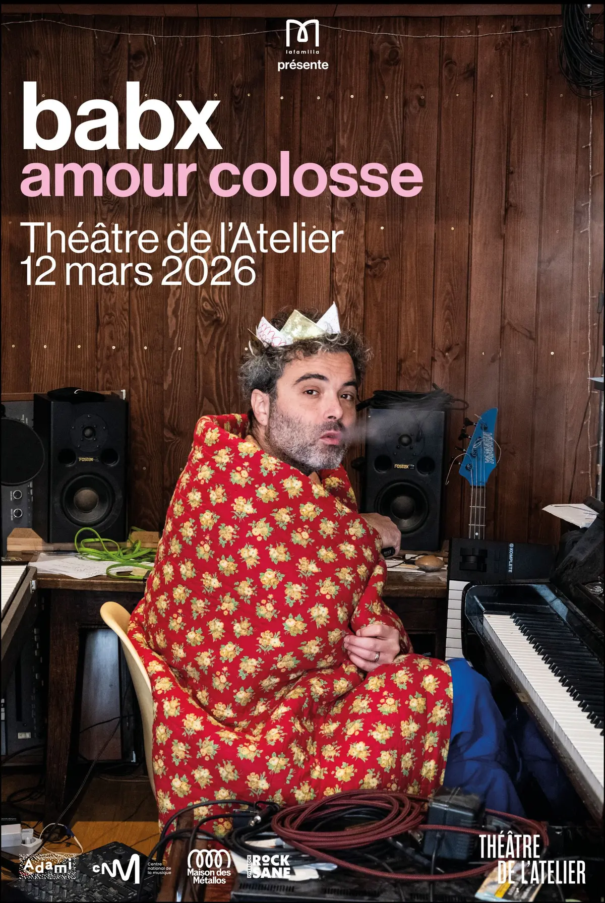 Babx en concert au Théâtre de l'Atelier : Amour Colosse