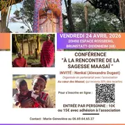 Conférence 'A la rencontre de la sagesse Massai'