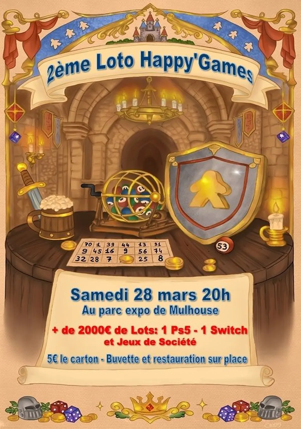 2ème loto du Festival Happy'Games