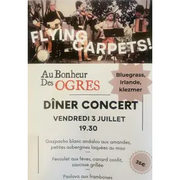 Diner concert Avec The flying Carpets