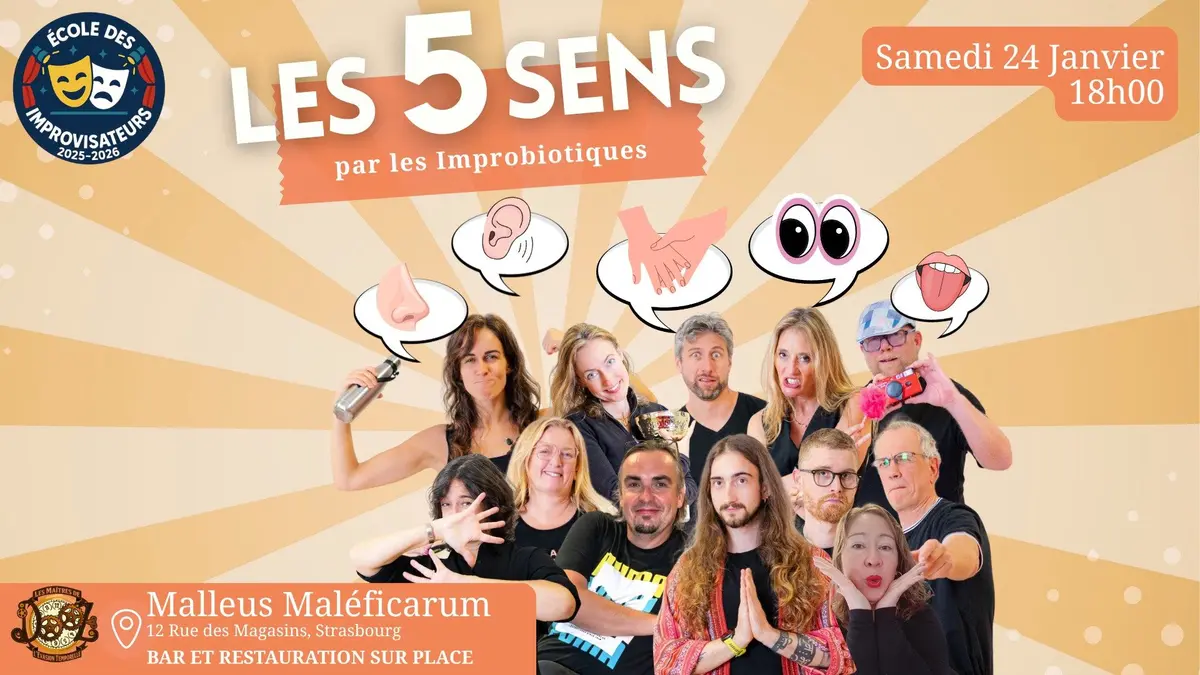 Les 5 sens, par les Improbiotiques 
