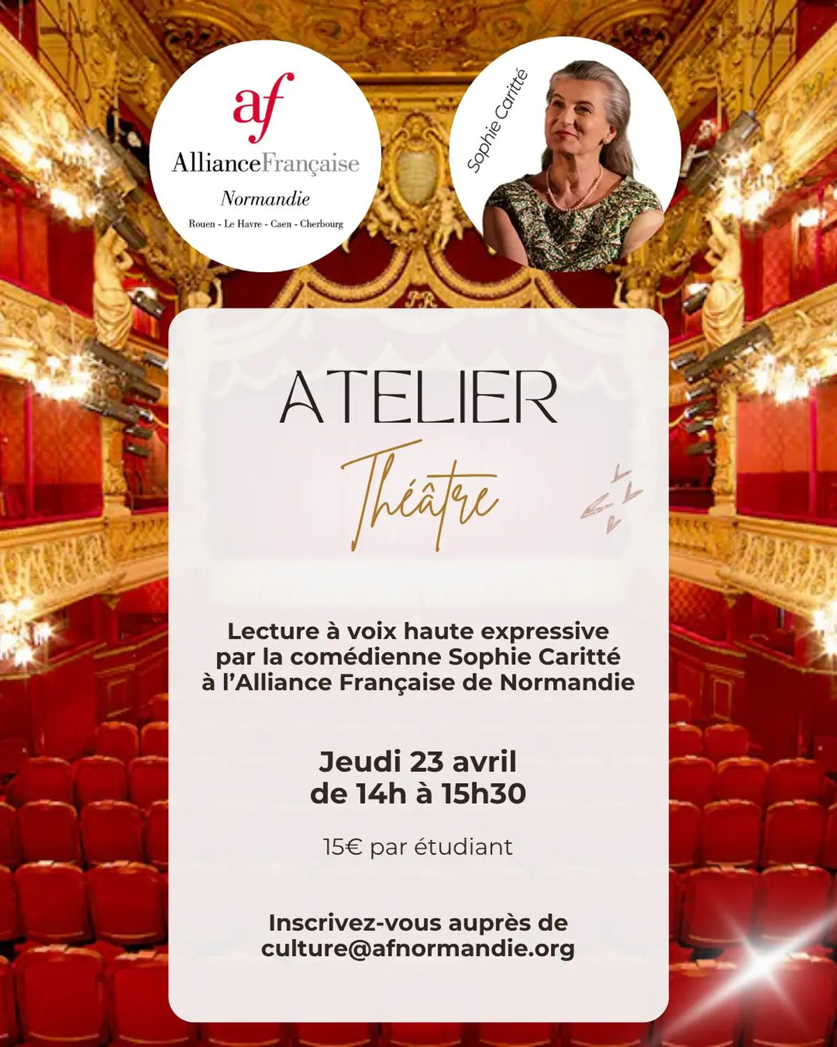 Atelier de lecture à voix haute expressive