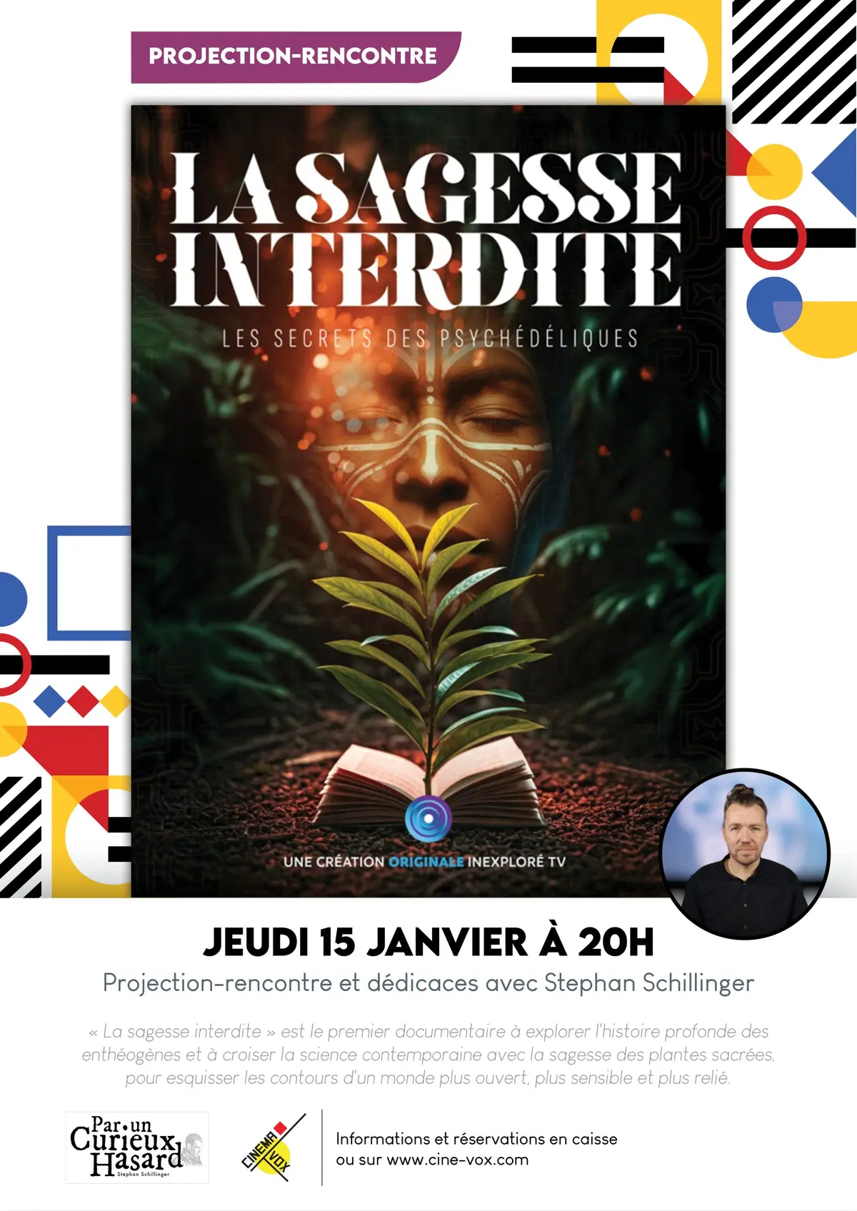 Projection-rencontre et dédicaces : La Sagesse Interdite 