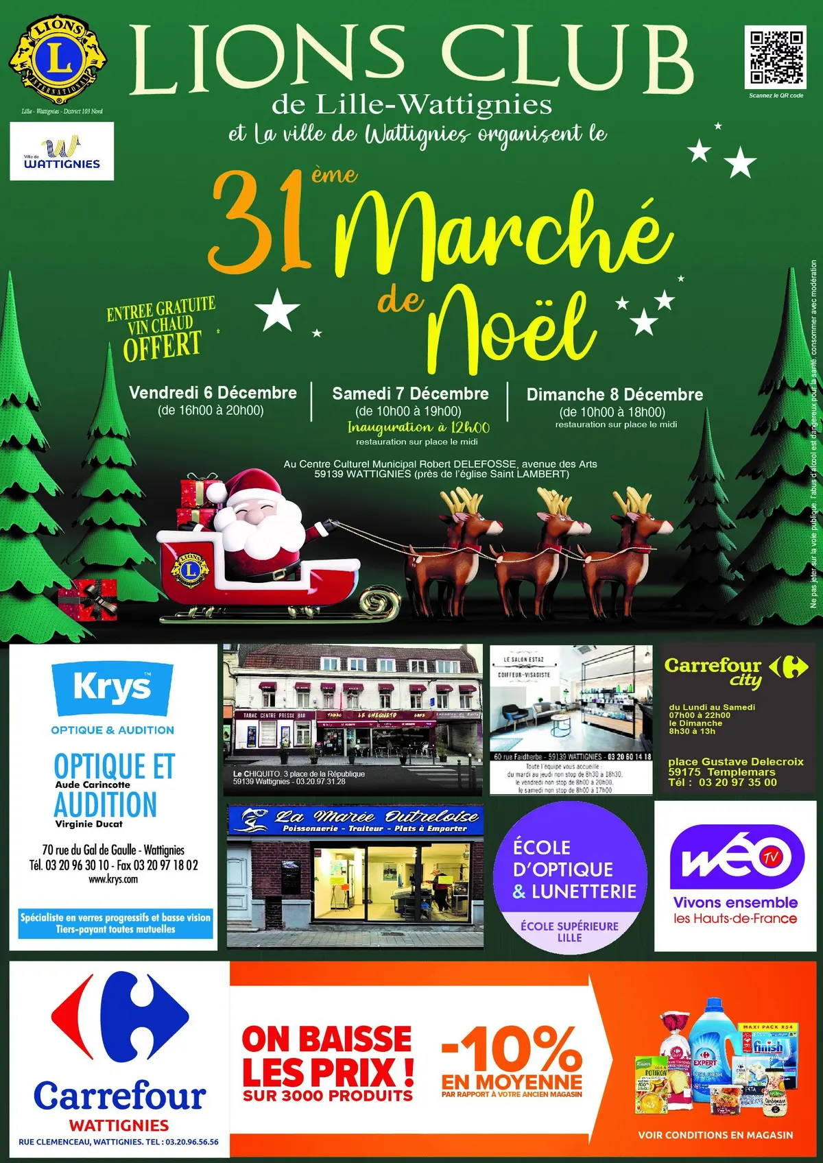 32ème marché de Noël - Lions club