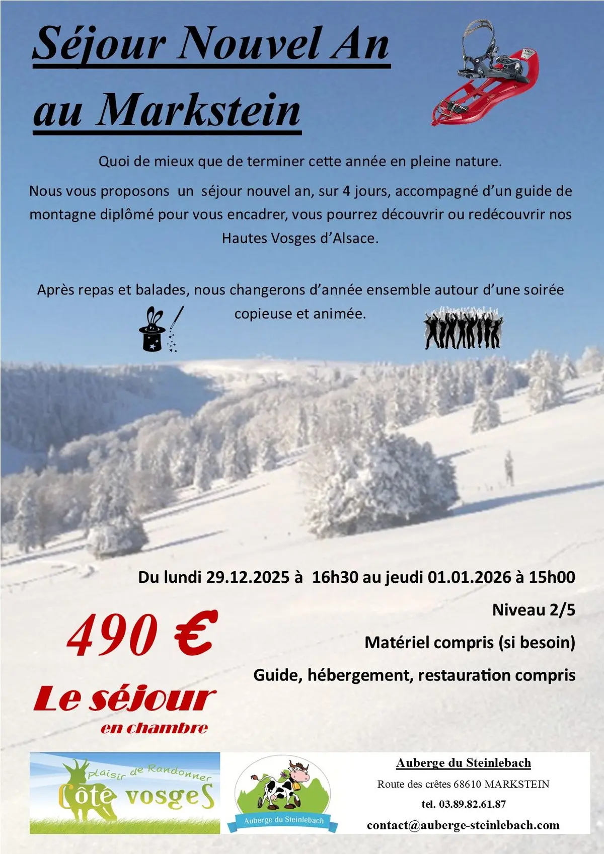 Séjour Nouvel-An en montagne