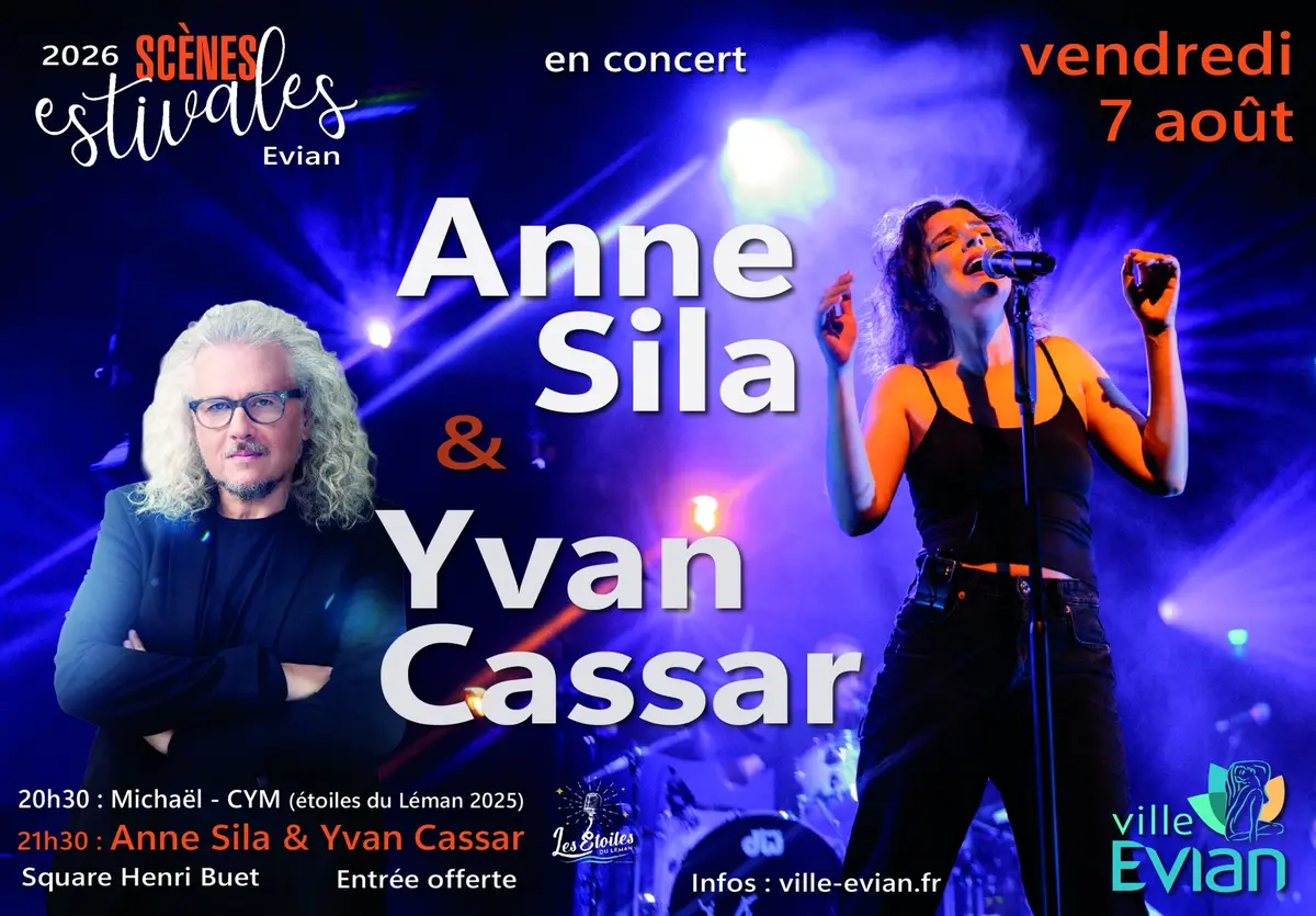 Anne Sila & Yvan Cassar en concert + Michaël (CYM) en 1ère partie
