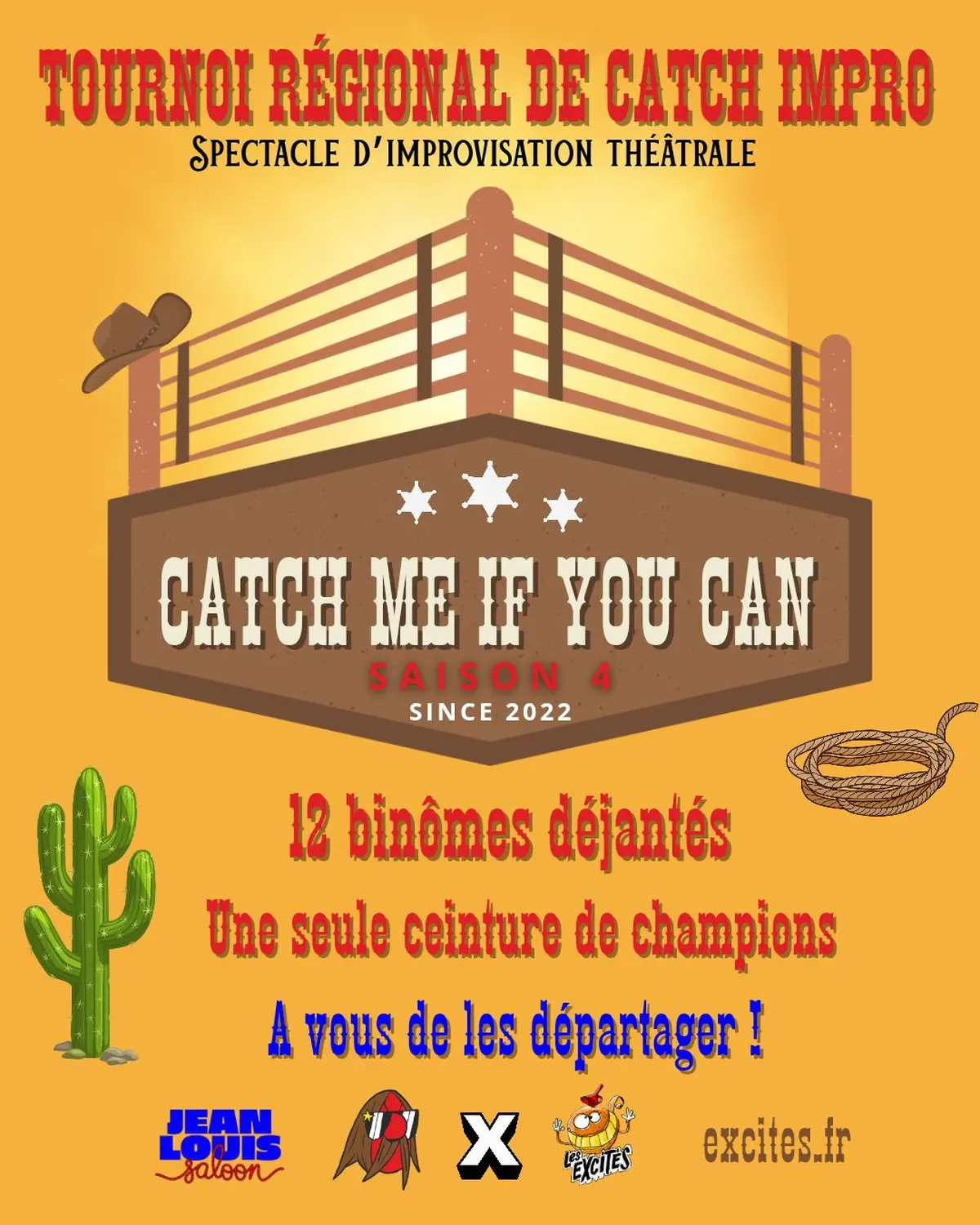 Tournoi d'improvisation - CATCH ME IF YOU CAN !