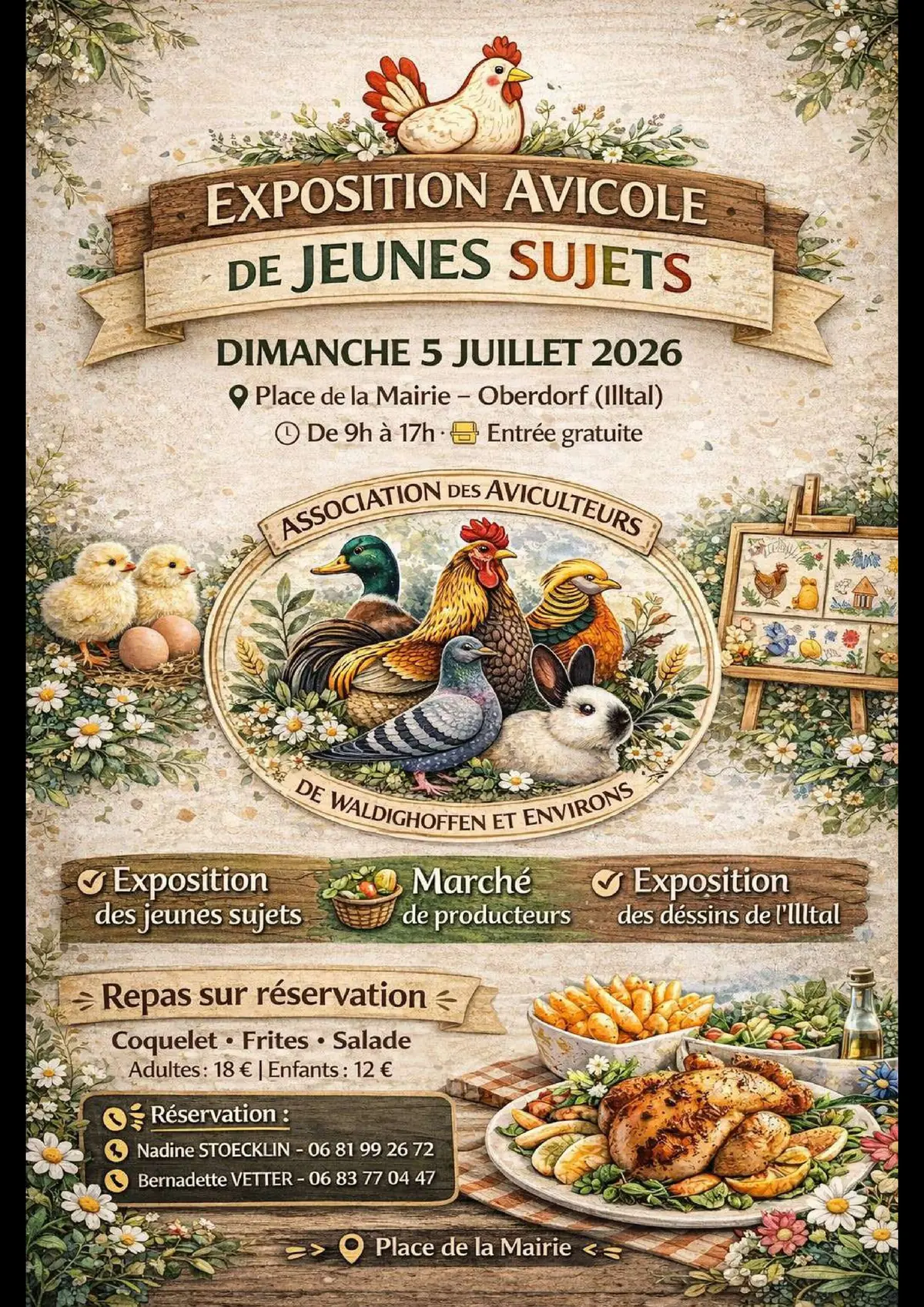 Exposition des jeunes sujets Avicole 2026