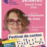 Spectacle enfant La croqueuse de mots – Sklaeren | Festival Fabula