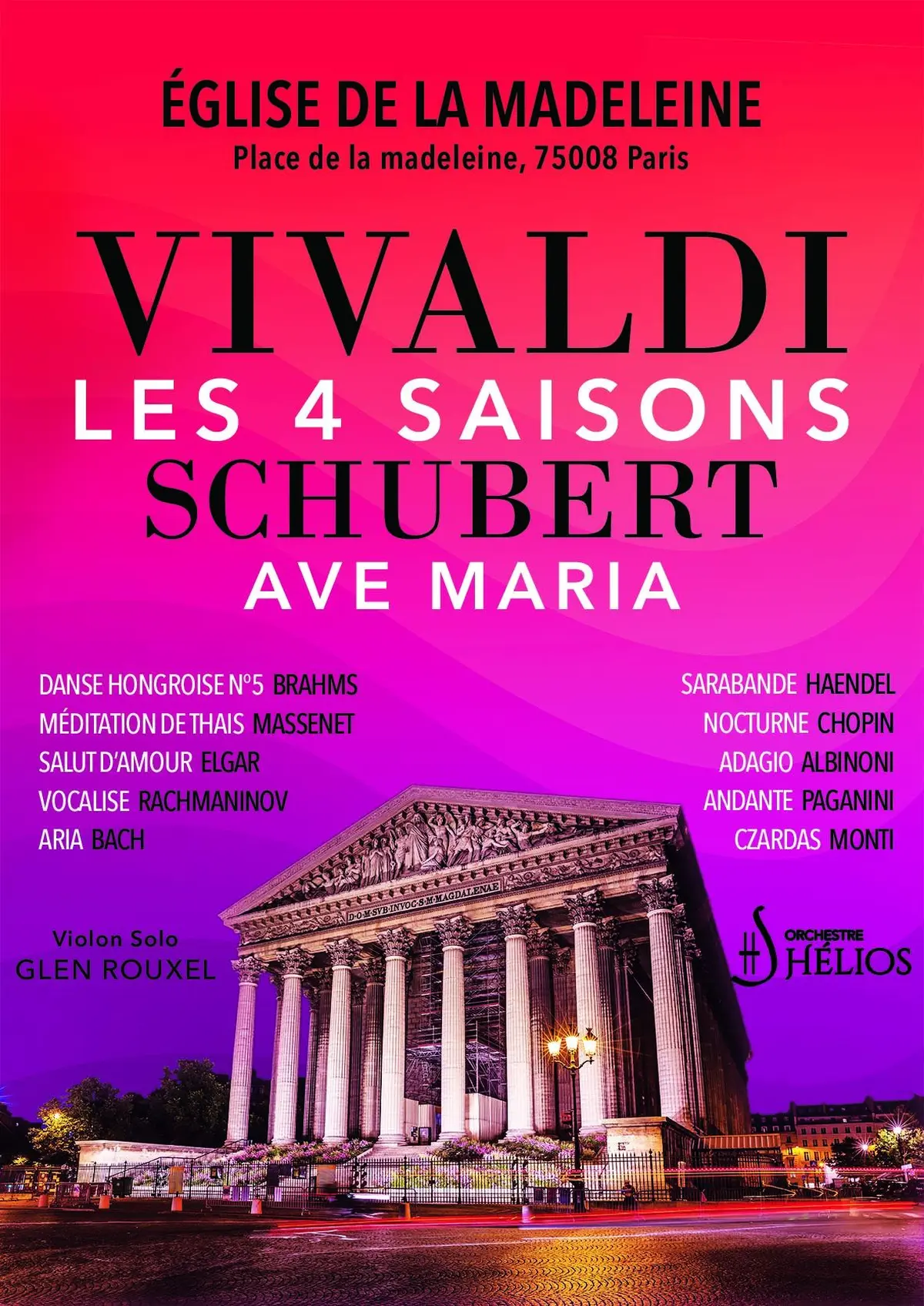 Les 4 Saisons de Vivaldi, Ave Maria et Célèbres Adagios