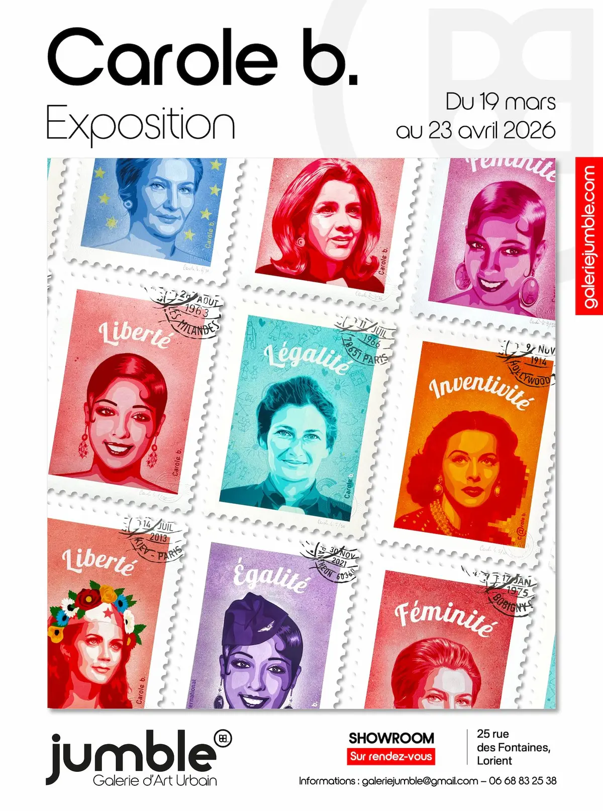 Carole b. – Portraits de Femmes inspirantes | Exposition à la Galerie Jumble