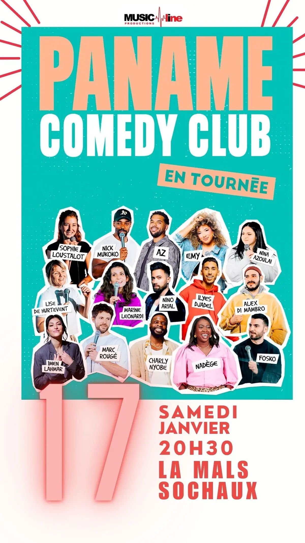 Le Paname Comédy Club en tournée